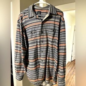 Striped button up shirt